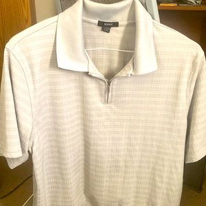 Alfani short sleeve mens golf shirt Large